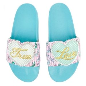 Irregular Choice True Love Slides Sandals size 39/8